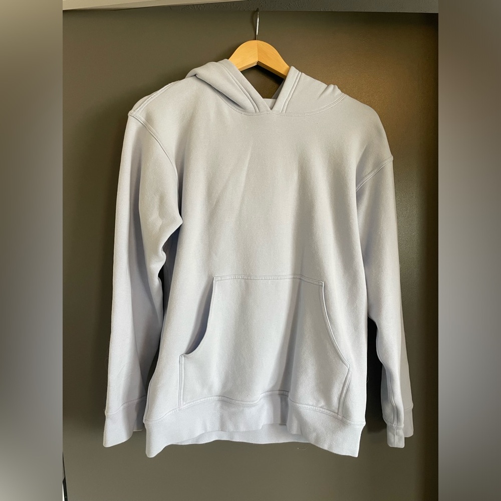 Lululemon Softstreme Hoodie Women Size Medium Baby Blue Color